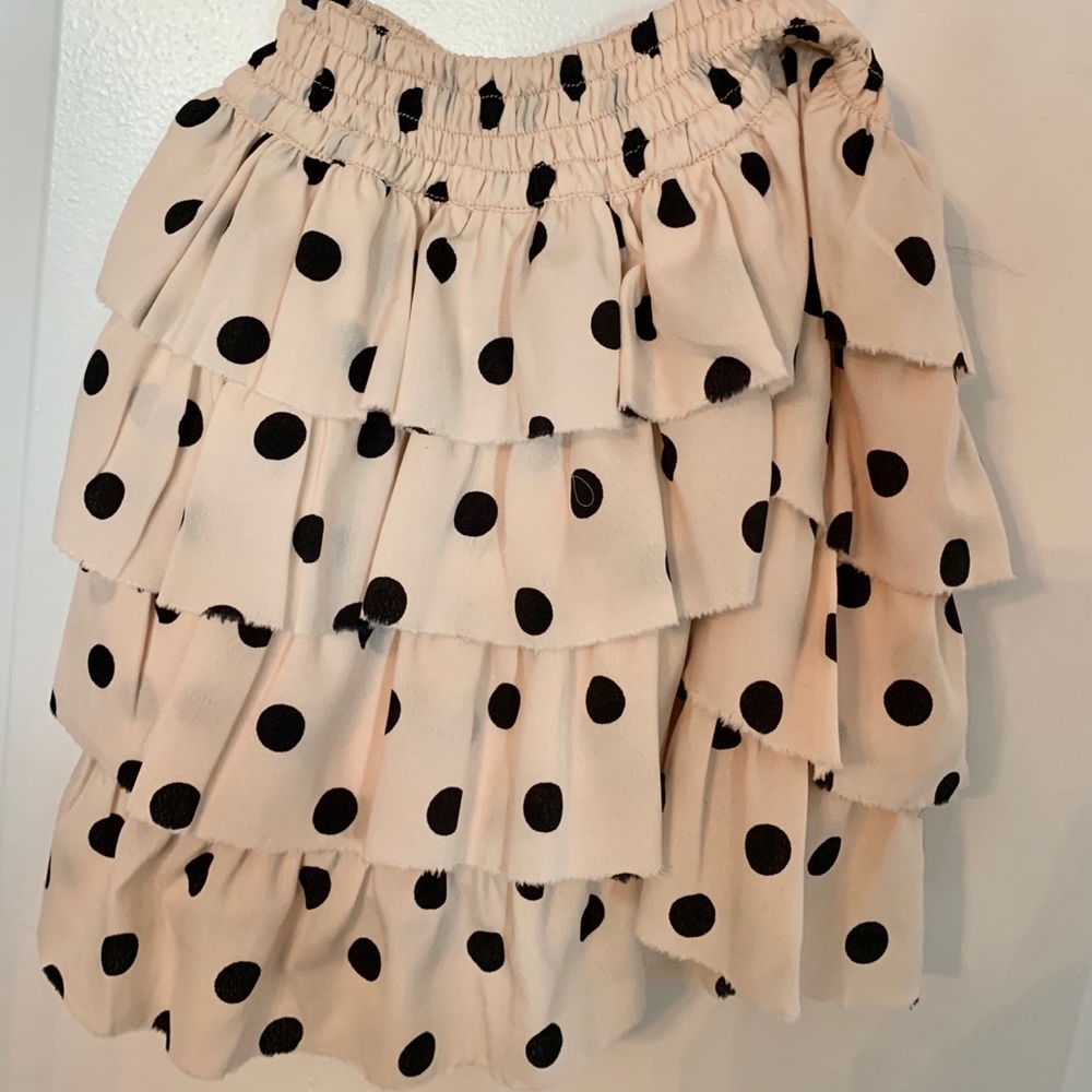Kids poka dot skirt